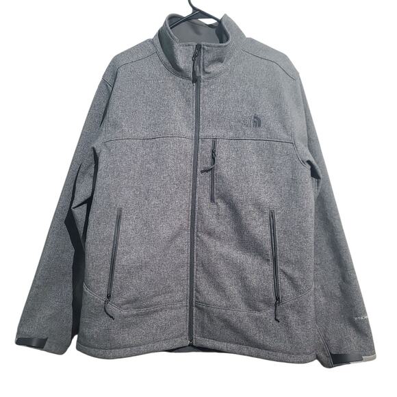 The North Face Gray Bionic Apex Softshell Jacket Size Large - Picture 1 of 9